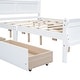 preview thumbnail 76 of 158, (Twin/Full/Queen)Curved Legs Design Platform Bed Frame with 4 Drawers