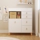 preview thumbnail 5 of 36, Storage Dresser Chest w/Changing Station for Infant Kids Bedroom White