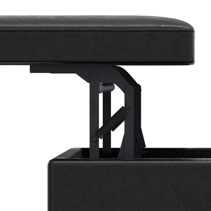 WYNDENHALL Ethan 42 inch Wide Mid Century Modern Rectangle Table Ottoman