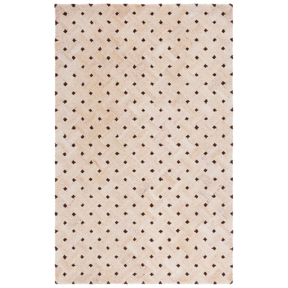 SAFAVIEH Handmade Genre Sakura Mid-Century Modern Wool Rug