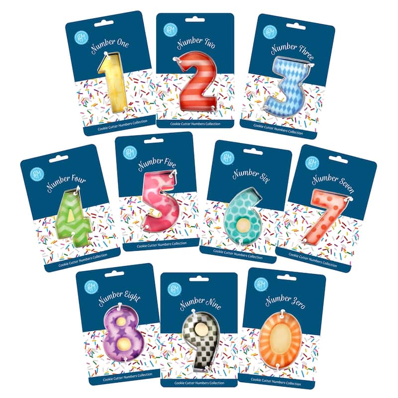 Milestone Cookie Cutters Set of 10 Silver On Sale Bed Bath