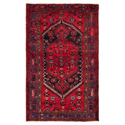 ECARPETGALLERY Hand-knotted Andelz Red Wool Rug - 4'1 x 6'7
