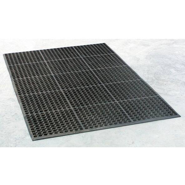 Shop Offex 3 X 5 Foot Industrial Rubber Floor Mat Black Free