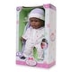 preview thumbnail 3 of 5, JC Toys La Baby Soft 11" Baby Doll, Purple with Blanket, African-American