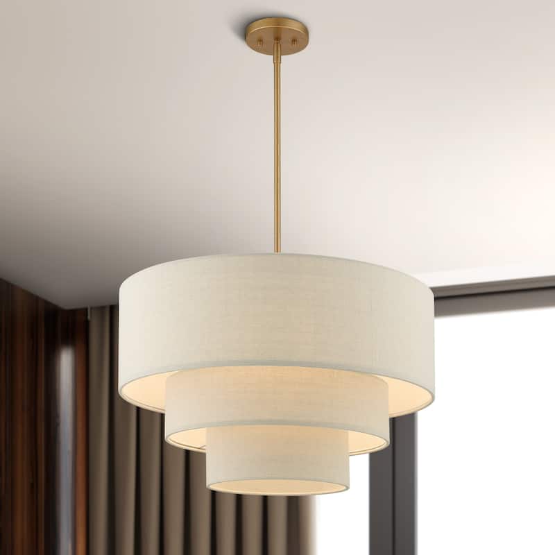 Livex Lighting 58894 Bellingham 4 Light 23" Wide Waterfall Chandelier