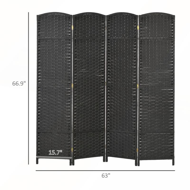 Folding Freestanding Privacy Screen for Home and Office
