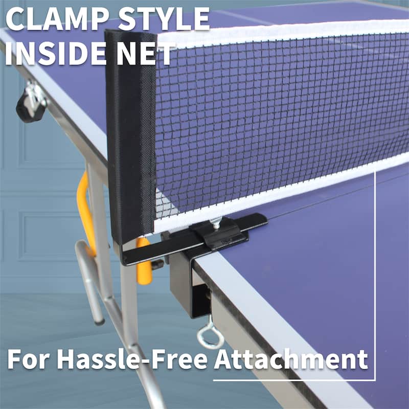 Foldable & Portable Ping Pong Table Set