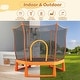 preview thumbnail 4 of 8, Trampolines 6FT Round Trampoline with Enclosure