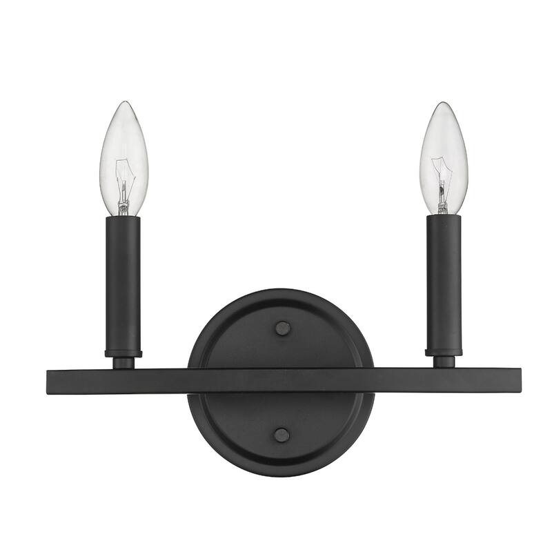 Steel Wall Sconce 2 Light LED Reversible Mount Fixture - 4” x 12” x 6.63” (D x W x H)