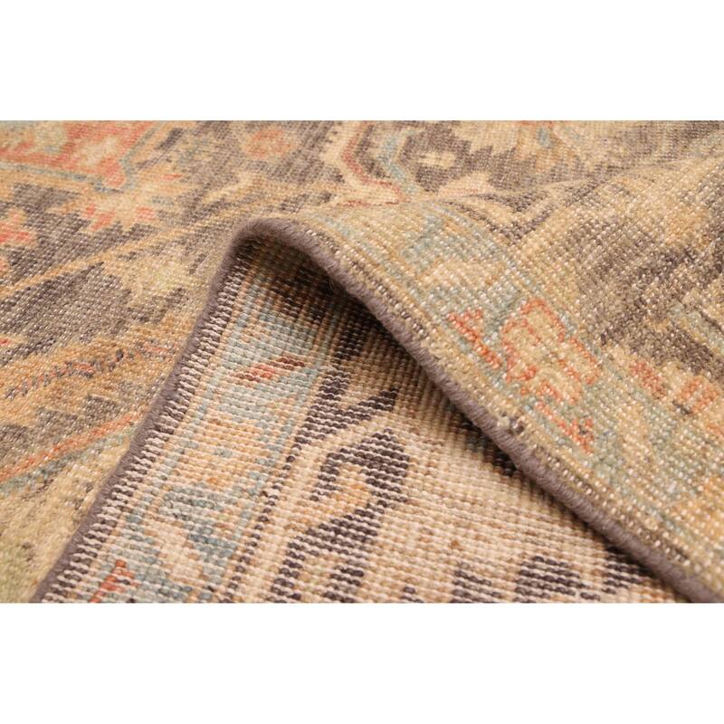 ECARPETGALLERY Hand-knotted Jules Serapi Charcoal Wool Rug - 8'10 x 11'11