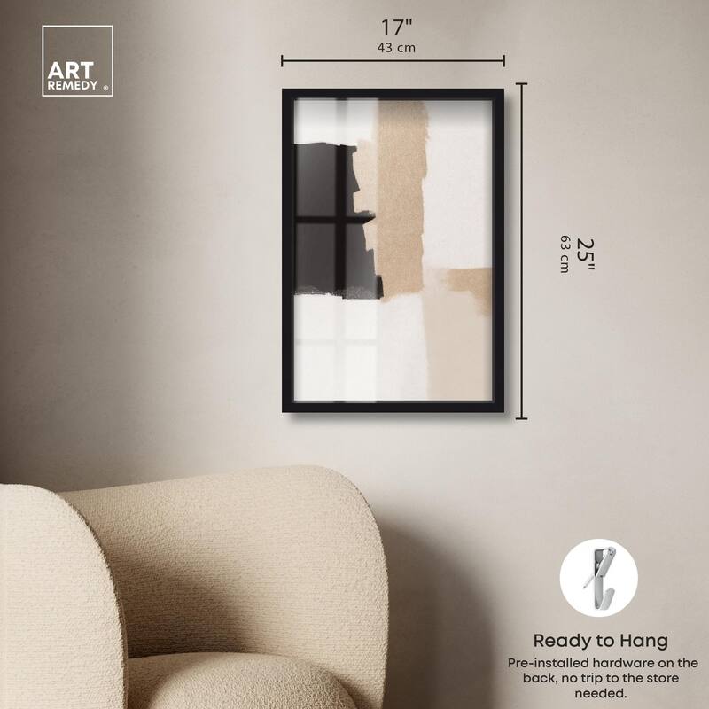 Earth and Ink IV Shadowbox by Art Remedy