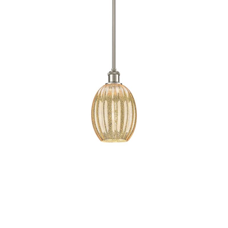 Innovations Lighting 516-1S-11-7 Preston Pendant Preston 7" Wide Mini - Brushed Satin Nickel / Mercury