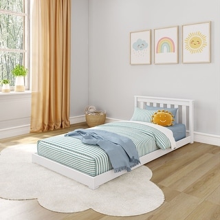 Max and Lily Classic Twin Floor Bed
