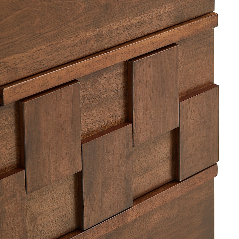 Kieran Mid-Century Wood 4-Drawer Chest by iNSPIRE Q Modern
