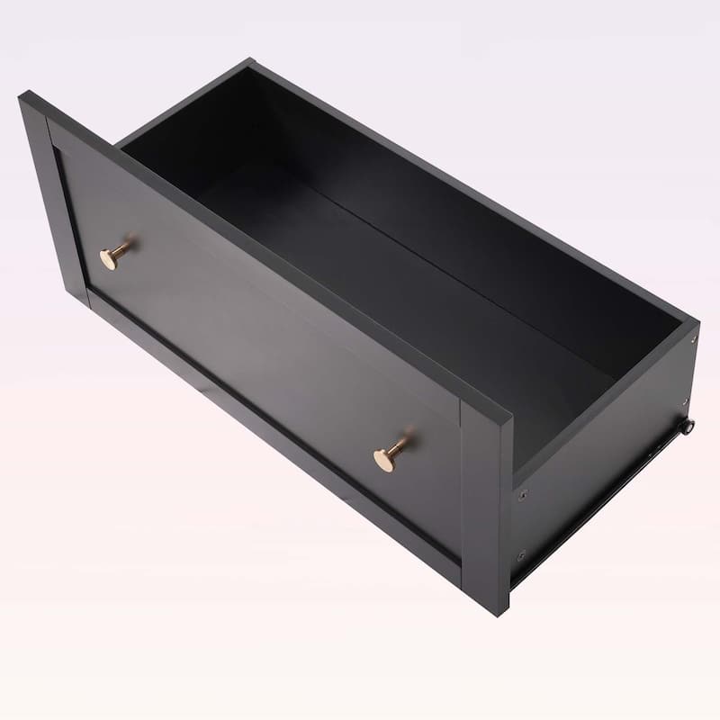 Freestanding Tall Cabinet with 2 Adjustable Shelves,3 Drawers,- Ideal for Bathroom,Living Room,and Kitchen Storage