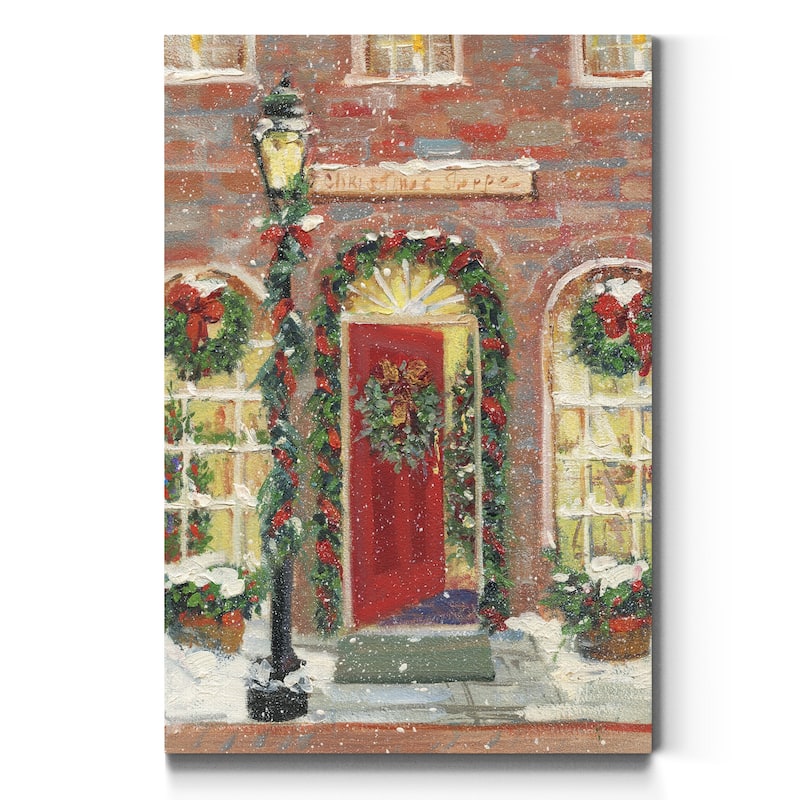 Christmas Shoppe-Premium Gallery Wrapped Canvas - Ready to Hang
