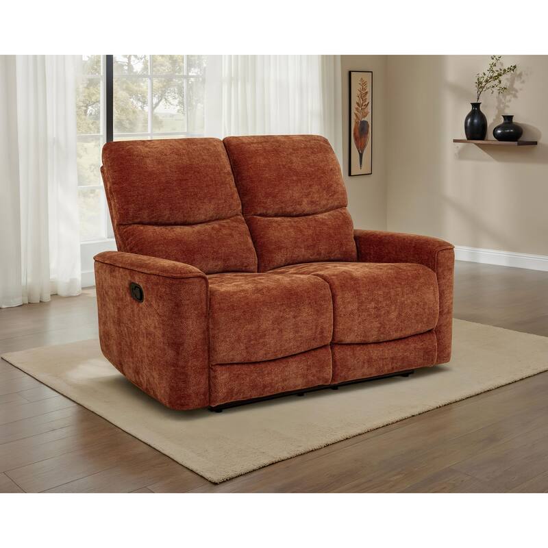 Navarro Chenille Upholstered Reclining Loveseat