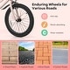 preview thumbnail 7 of 7, Kids Bike with Basket Training Wheels and Adjustable Handlebar
