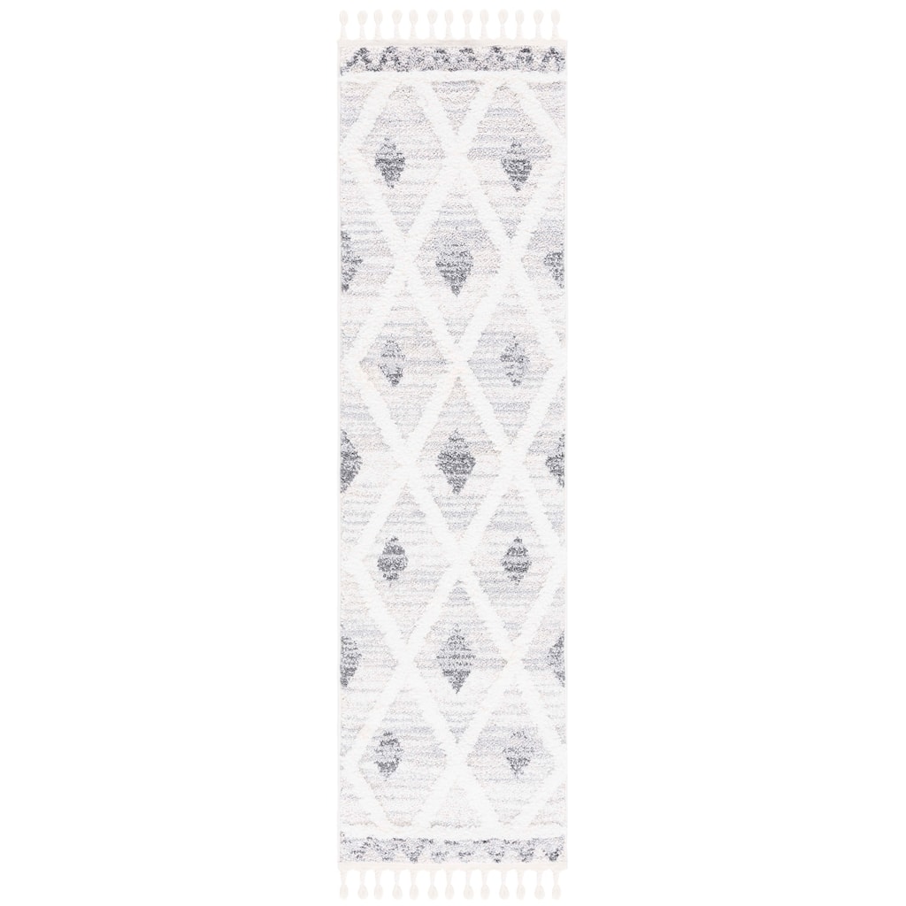 SAFAVIEH Moroccan Tassel Shag Massouma 2-inch Thick Rug