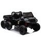 preview thumbnail 16 of 38, 24V 2-Seater UTV-XXL Ride On Truck with Dump Bed for kid,Ride On 4WD UTV with 6 Wheels,Tipping and Openable Rear Cargo Bed Black