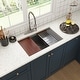 preview thumbnail 41 of 40, All-in-One Kit Undermount Single Bowl 16 Gauge Nano Brushed Stainless Steel Workstation Kitchen Sink with Faucet and Accessories