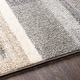 preview thumbnail 4 of 6, Livabliss Gladys Geometric Grey/ Beige Area Rug - 2' x 3'