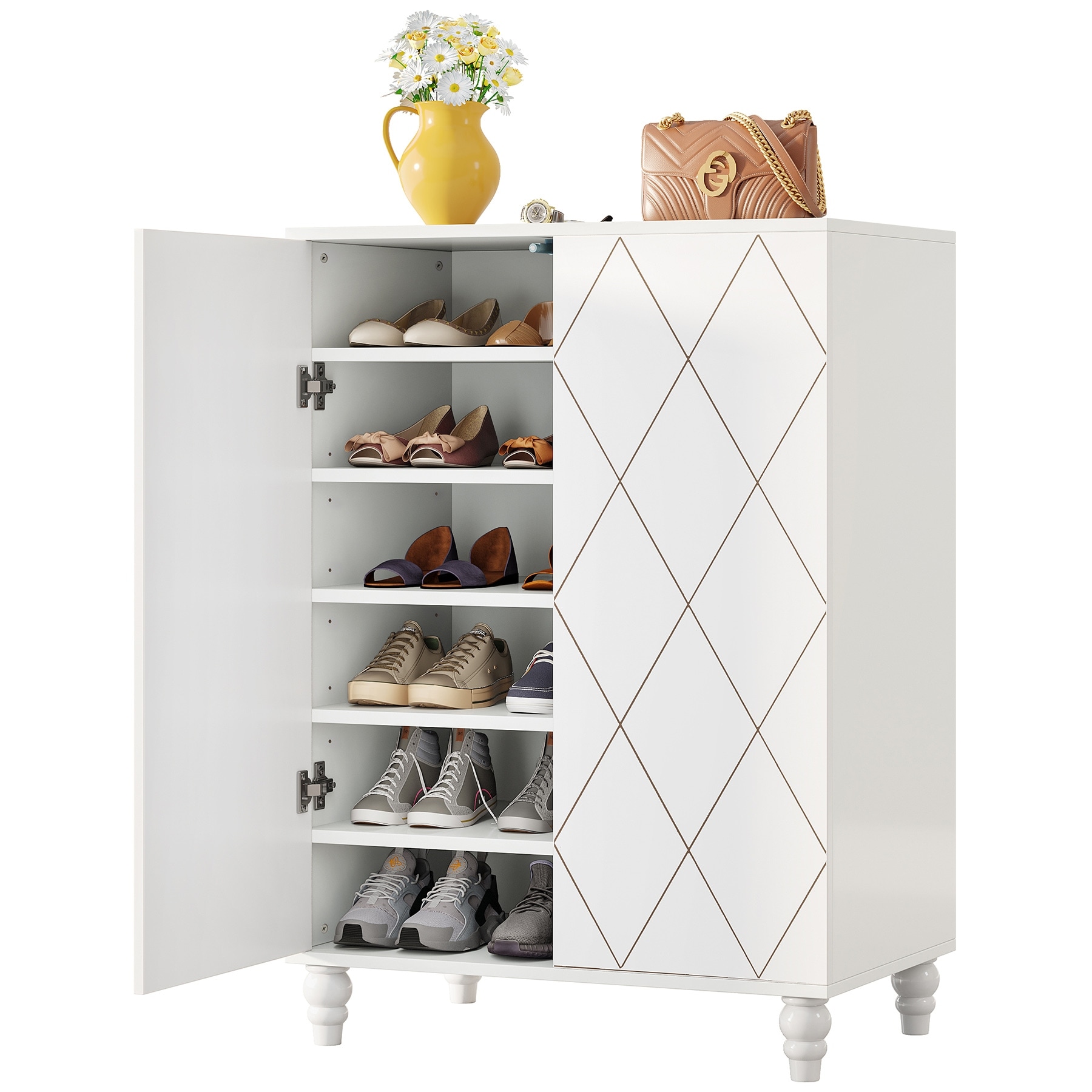 2 door hotsell shoe rack