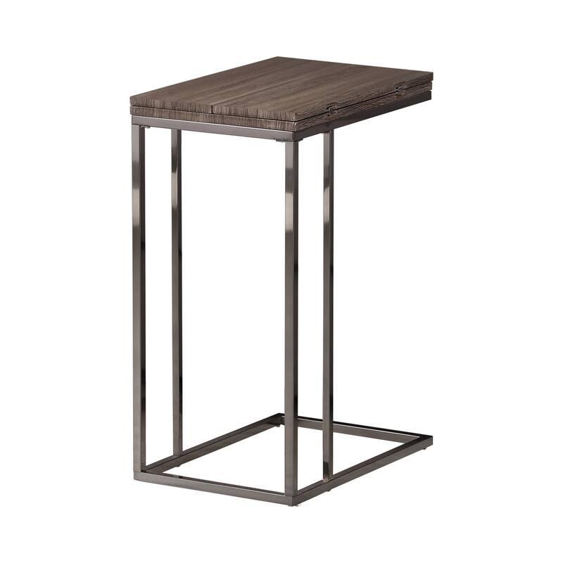 Mortimer Wood and Metal Snack Table