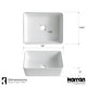 preview thumbnail 5 of 9, Karran Quattro Vibrant Matte White Acrylic 18 in. Rectangular Bathroom Vessel Sink