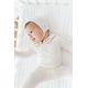 preview thumbnail 7 of 11, Ely's & Co. Organic Wide Rib Embroidered Scallop Collar Footie Collection