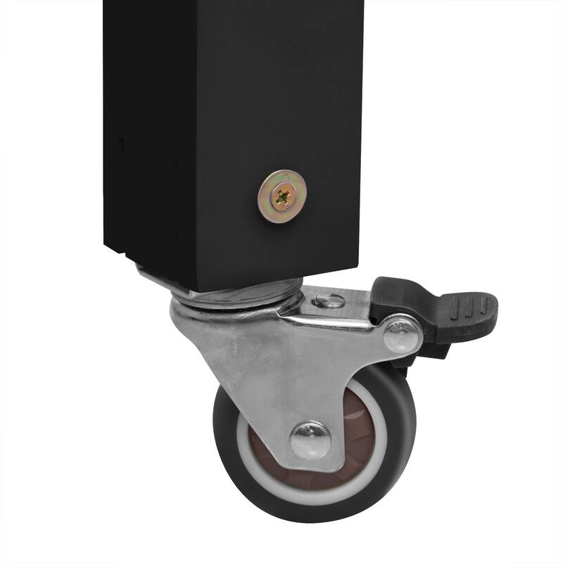 47" Kitchen Island with Extendable Table, Rubber Wood Veneer, Storage & Power