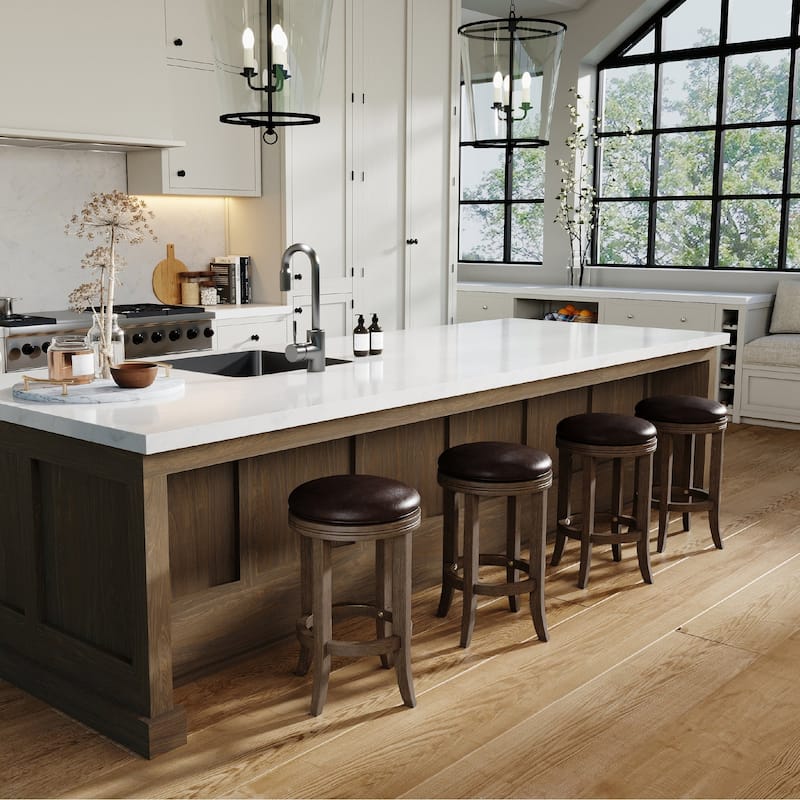 Maven Lane 26" Eva Swivel Counter Height Kitchen Stool