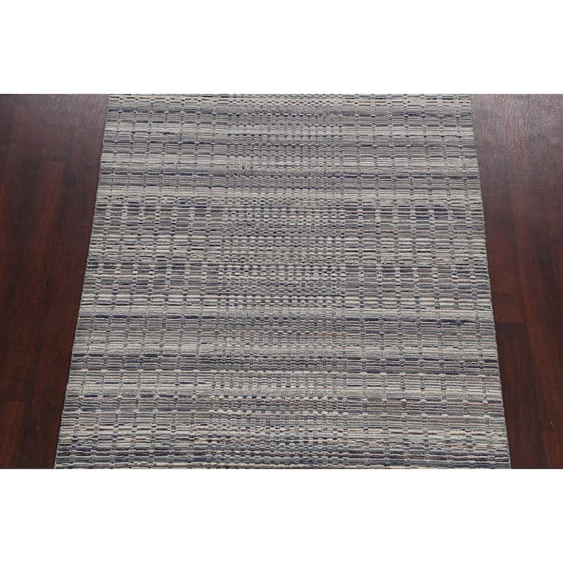 Stunning Geometric Modern Moroccan Oriental Area Rug Wool Hand-knotted - 5'0" x 7'6"