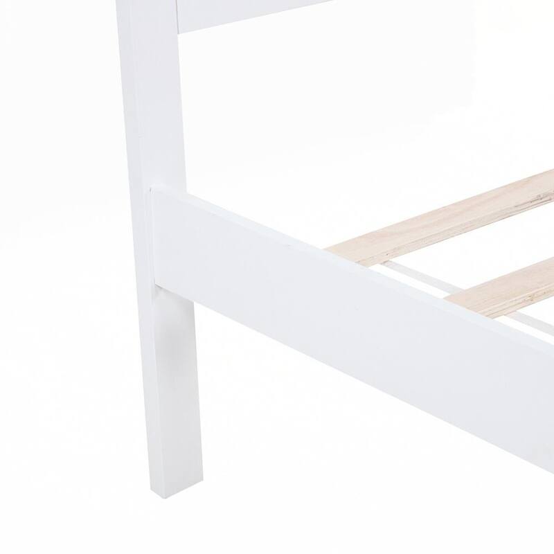Pinewood Bed with Strengthened Bed Frame