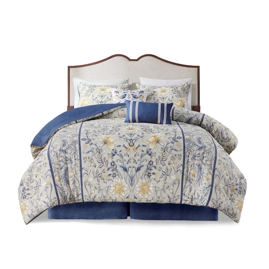 GDF Studio - Livia 6 Piece Cotton Comforter Set