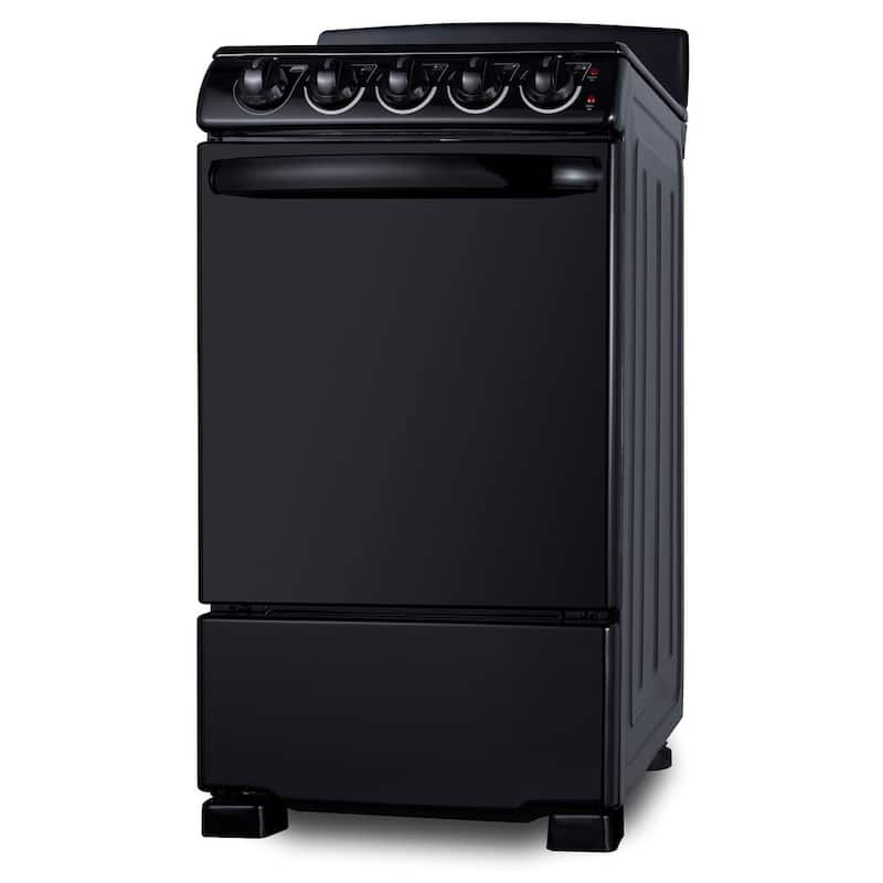Summit RE2031 20" Wide 2.3 Cu. Ft. Free Standing Electric Range with