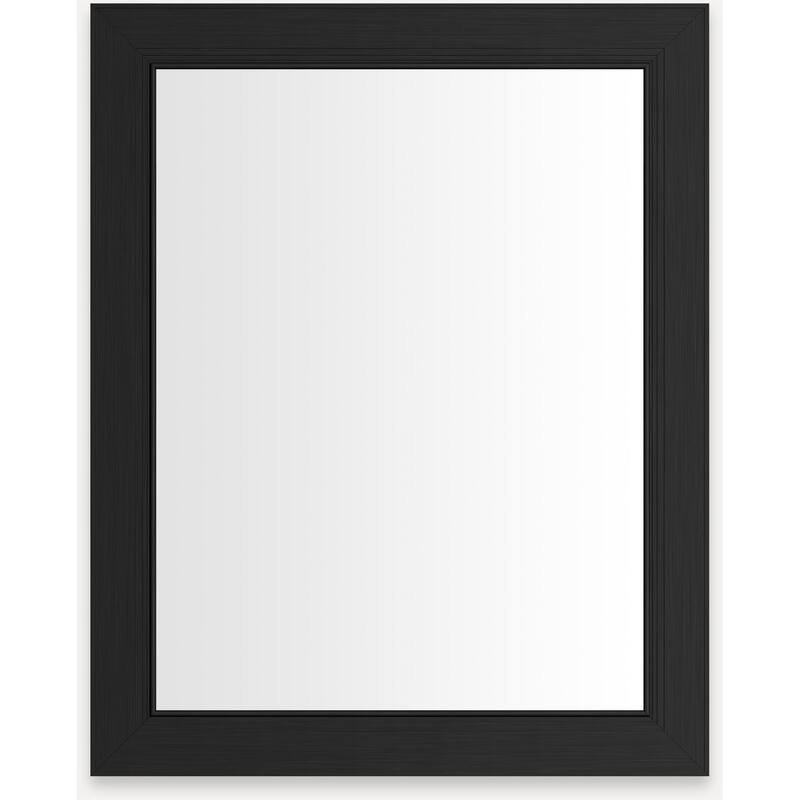 Robern D2C2430D4MESC Main Line 23-1/4" x 30" Framed Single Door - Brushed Black - Anthracite Finish