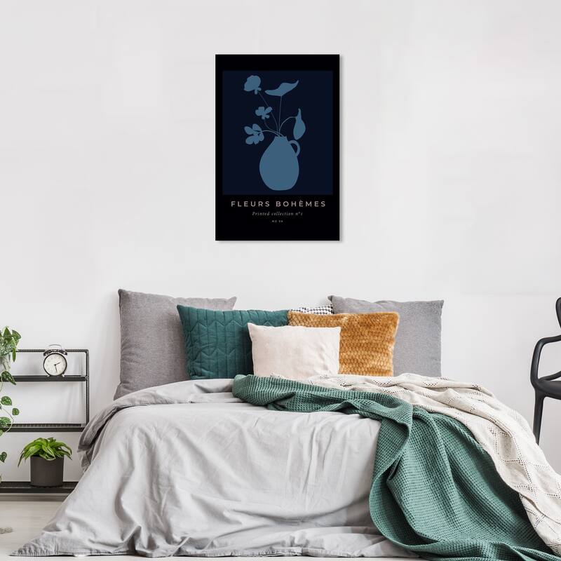 Wynwood Studio Canvas Floral and Botanical Fleurs Bohemes Print III Wall Art Canvas Print - 24 x 36