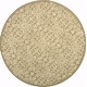 preview thumbnail 9 of 16, Martha Stewart by SAFAVIEH Bloomery Cotton Rug 4' Round - Linen - Round