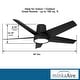 preview thumbnail 10 of 13, Minka Aire Chubby II 5 Blade 58 Inch LED Ceiling Fan For Outdoor Use
