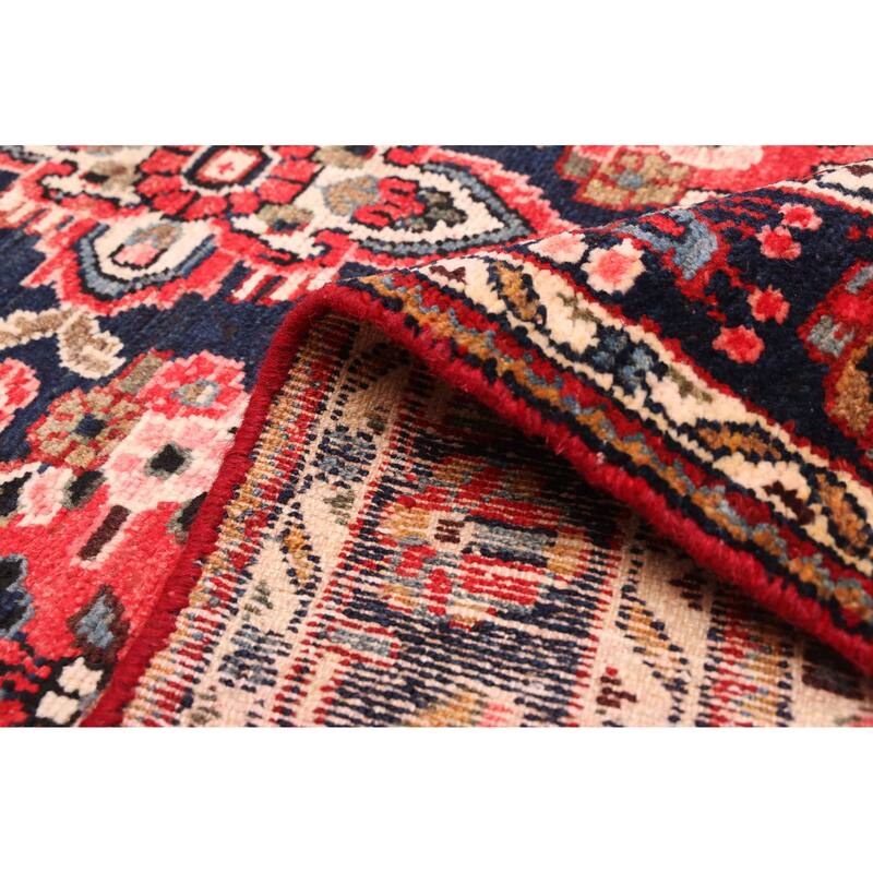ECARPETGALLERY Hand-knotted Andelz Red Wool Rug - 4'4 x 7'10
