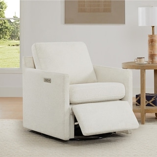 Nora Electric Power Swivel Chair with Footrest Recline
