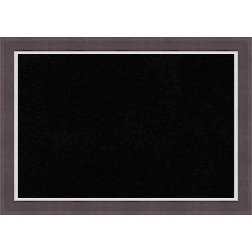 Ellie Brown Silver Framed Cork Board - Bulletin Board, Organization Board, Pin Board