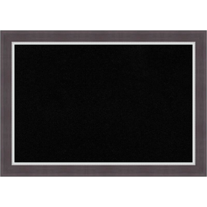 Ellie Brown Silver Framed Cork Board - Bulletin Board, Organization Board, Pin Board