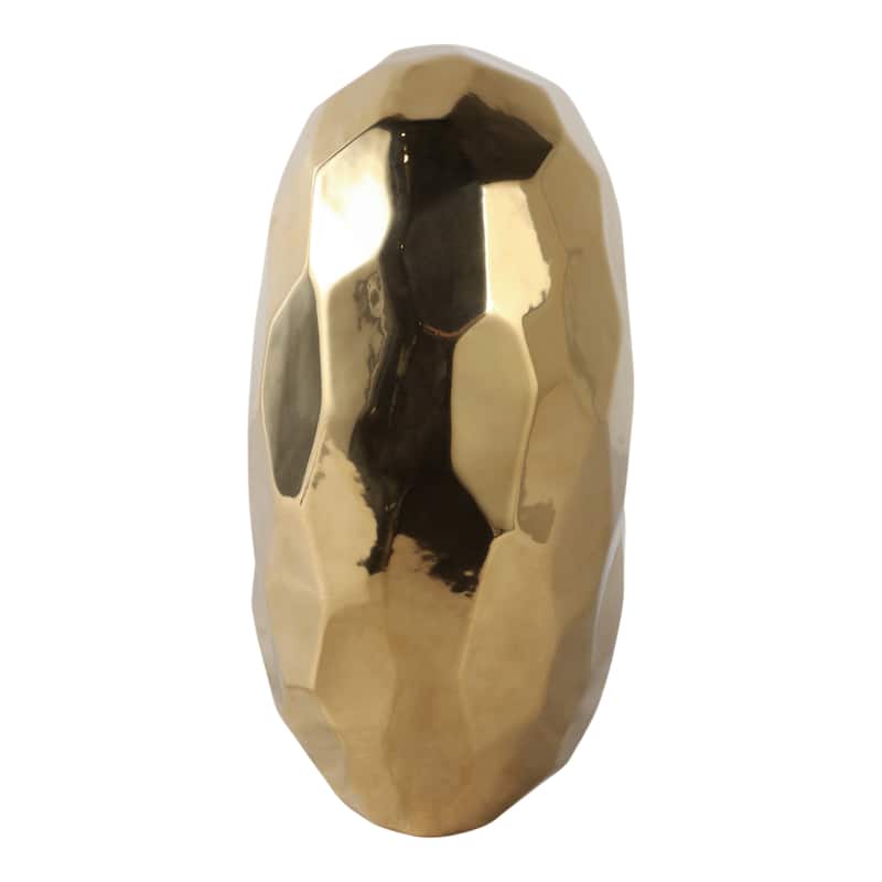 Modern Stone Ceramic Geometric Heart Sculpture