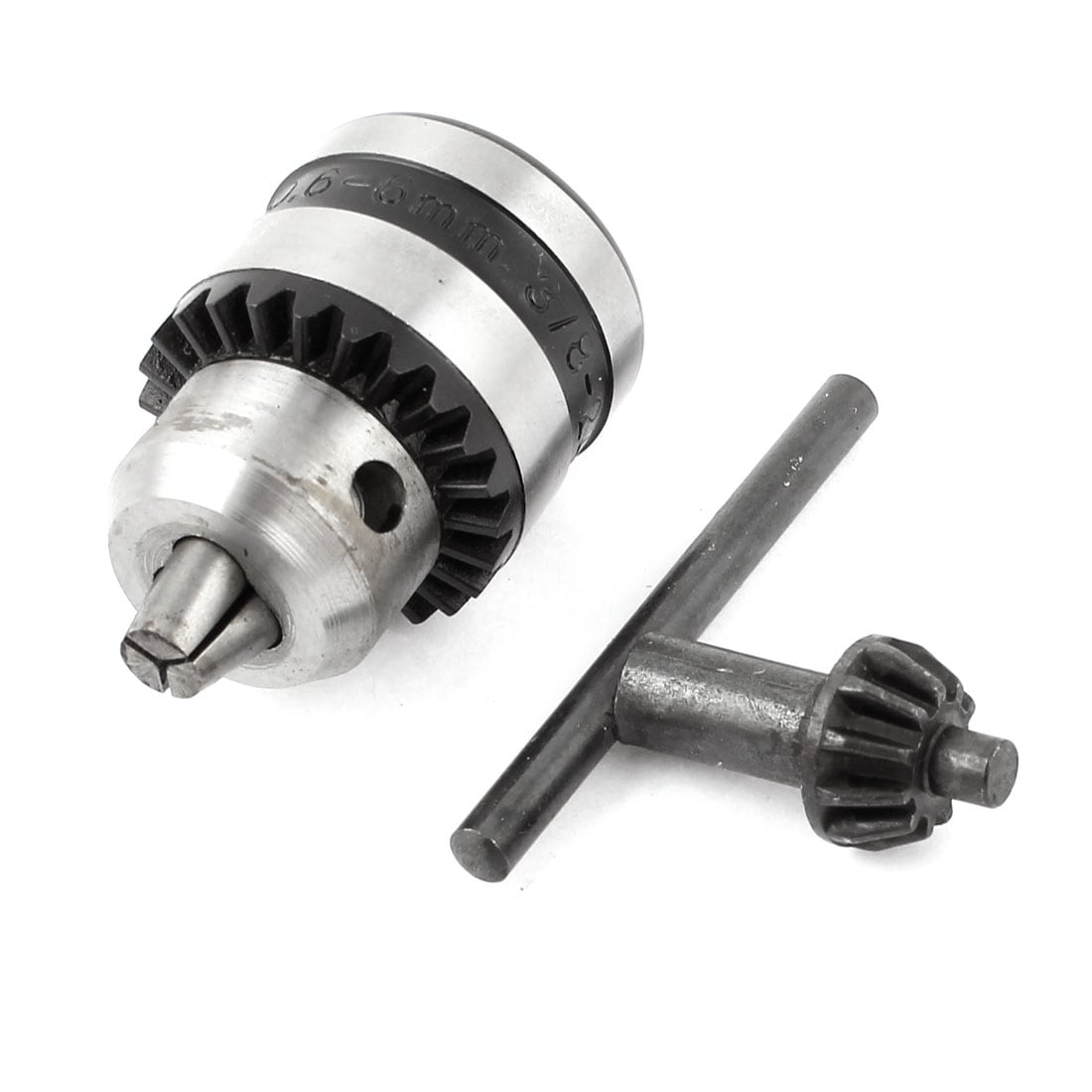 0 6 6mm Capacity 3 8 24unf Mounted Spanner Drill Chuck W Key Tool On Sale Overstock