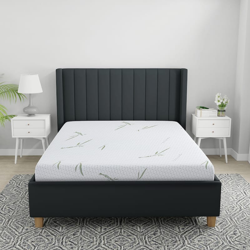 Bodipedic Naturals Dual Layer 6-Inch Memory Foam Mattress with Rayon from Bamboo Cover - Queen