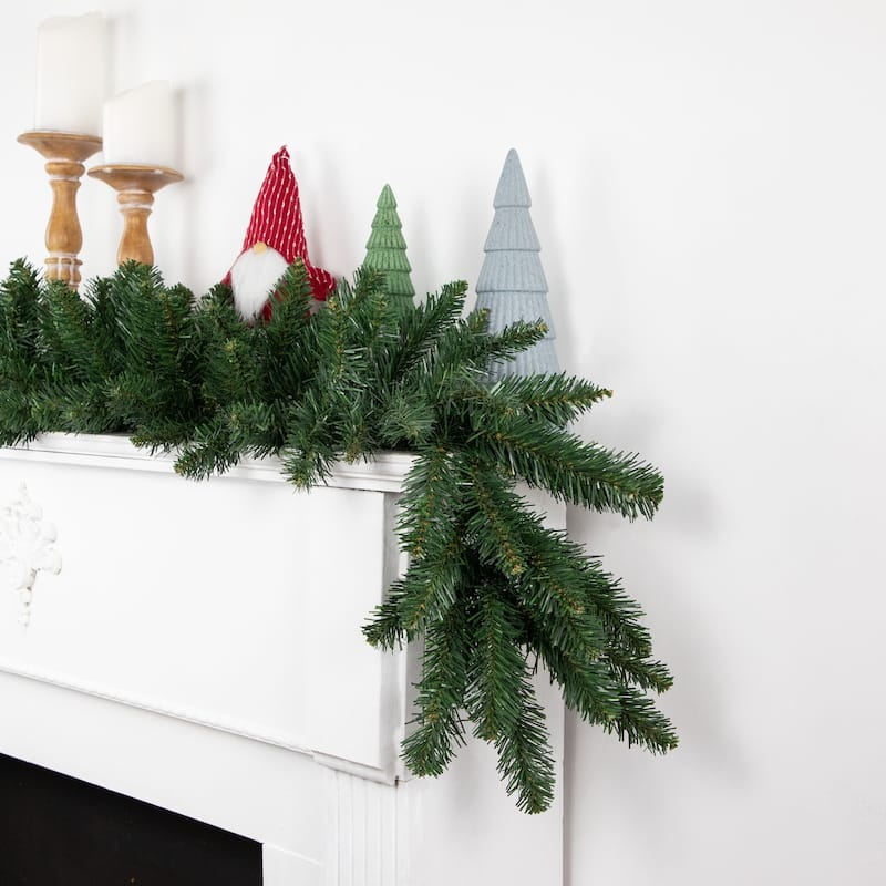 Buffalo Fir Artificial Christmas Garland - 9' x 12" - Unlit