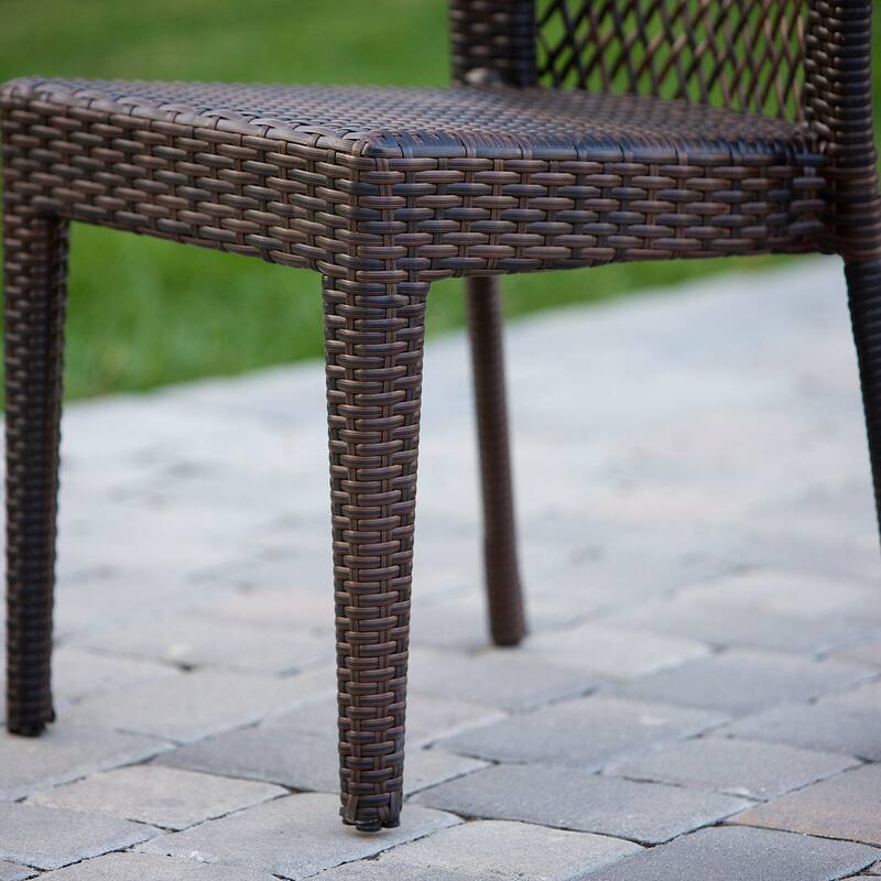 Dusk Outdoor Wicker Chair Set by Christopher Knight Home - Assembled