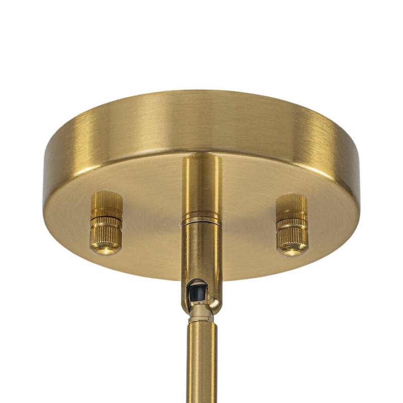 Glam Single-light Dining Room Glass Globe Bubble Chandelier - 17.7 in